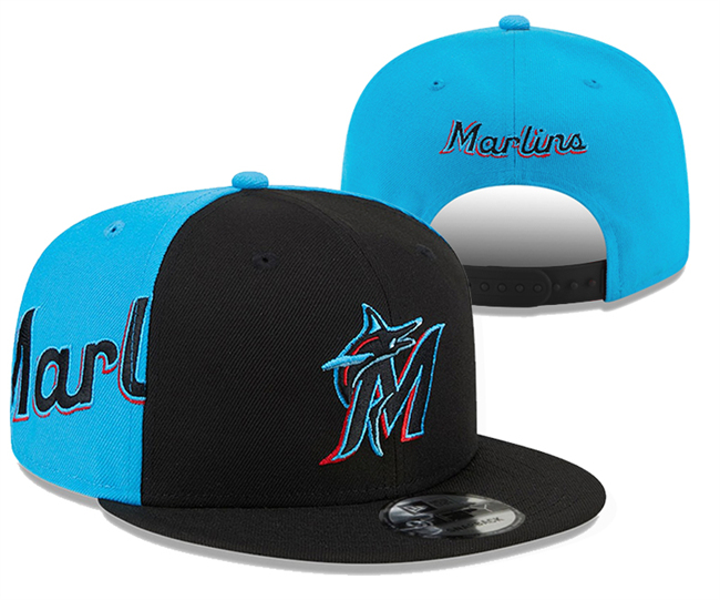 Miami Marlins Stitched Snapback Hats 0010